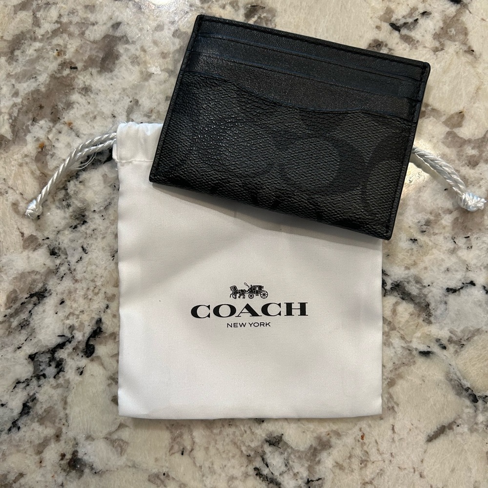 Black Coach Cardholder